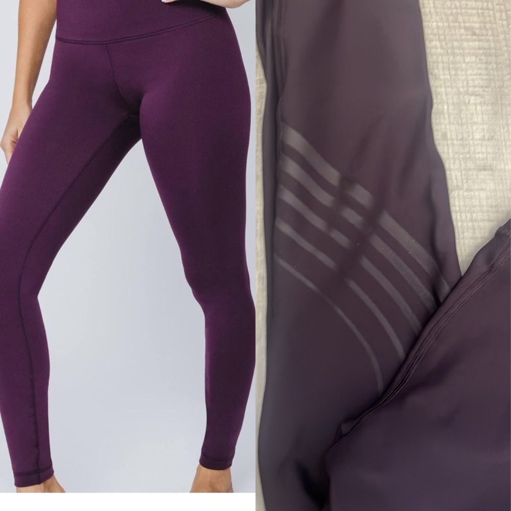 NWT 90 Degree Prove Them Wrong Leggings tights fig/sugar size XS purple …